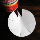 Roll and glue (or tape) each point