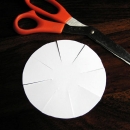 Make eight cuts (not all the way to center)