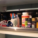Fun craft supply storage: breadbox