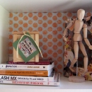 Wallpapered with scrapbook paper
