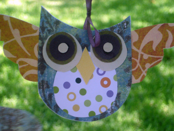 Craft paper owl