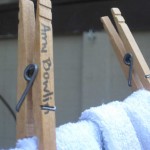 Old clothespin