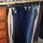 Closet Organization: Slacks & Skirts