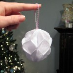 Felt Snow Ball Ornament