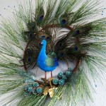 Peacock wreath